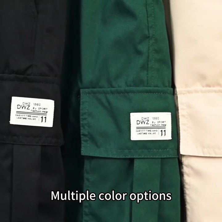 Men's Drawstring Cargo Work Shorts 5-Pack in Mixed Colors