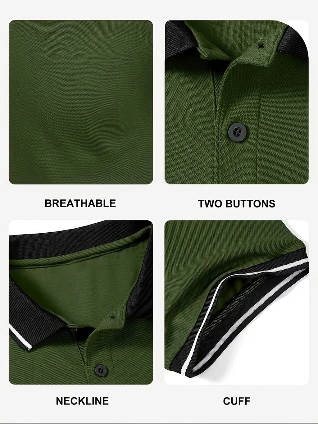 Men's 6-Pack Short Sleeve Polo Shirts - Golf, Sports & Casual