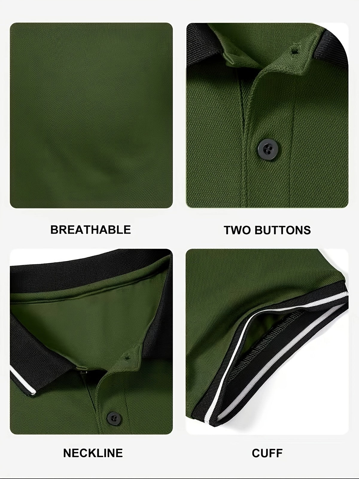 Men's 6-Pack Short Sleeve Polo Shirts - Golf, Sports & Casual