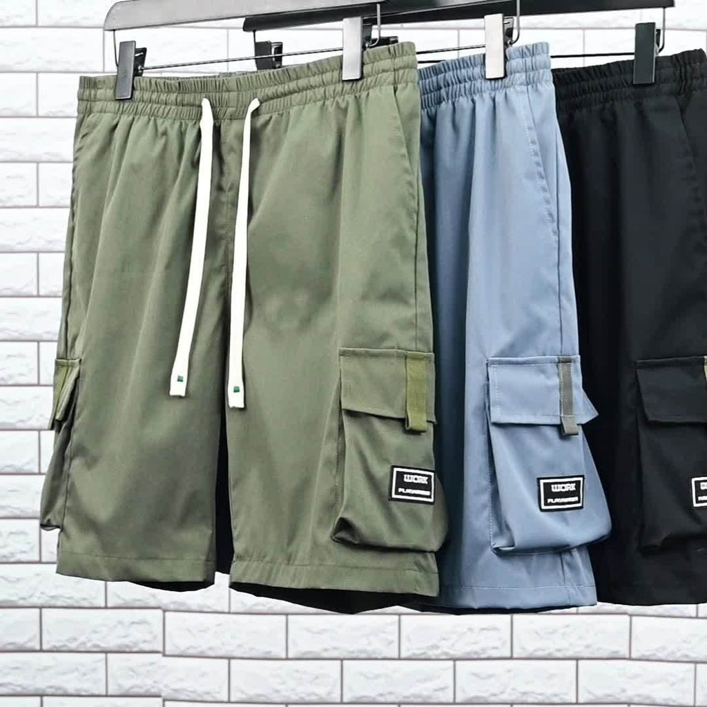 Men's Tactical Multi-Pocket Cargo Shorts 5-Pack