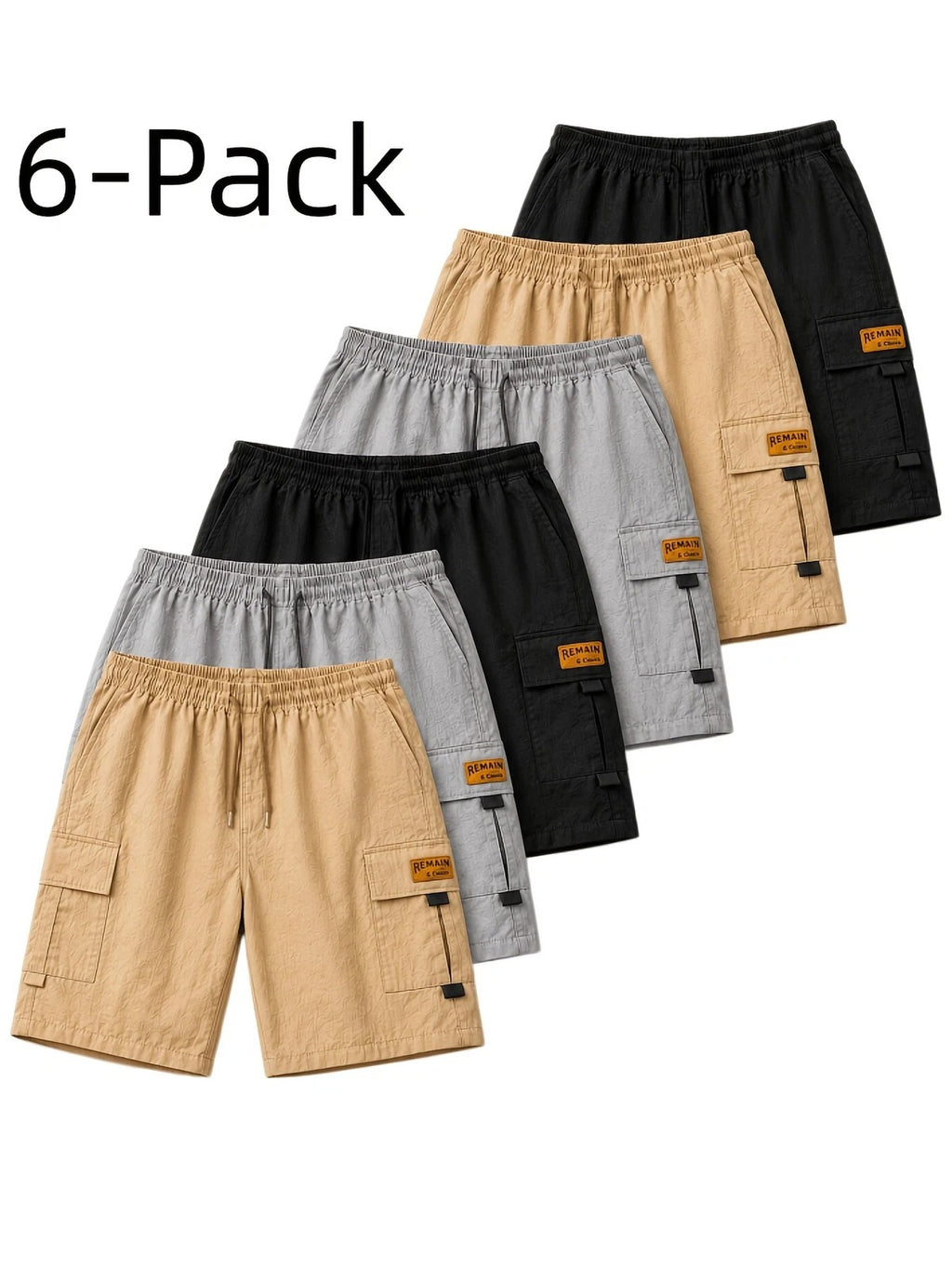 Everyday Cargo Work Shorts Value Multipack for Men