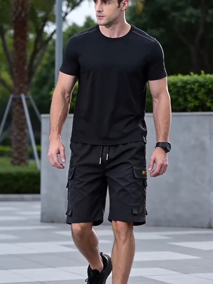 Quick-Dry Multi-Pocket Cargo Shorts 4-Pack for Men