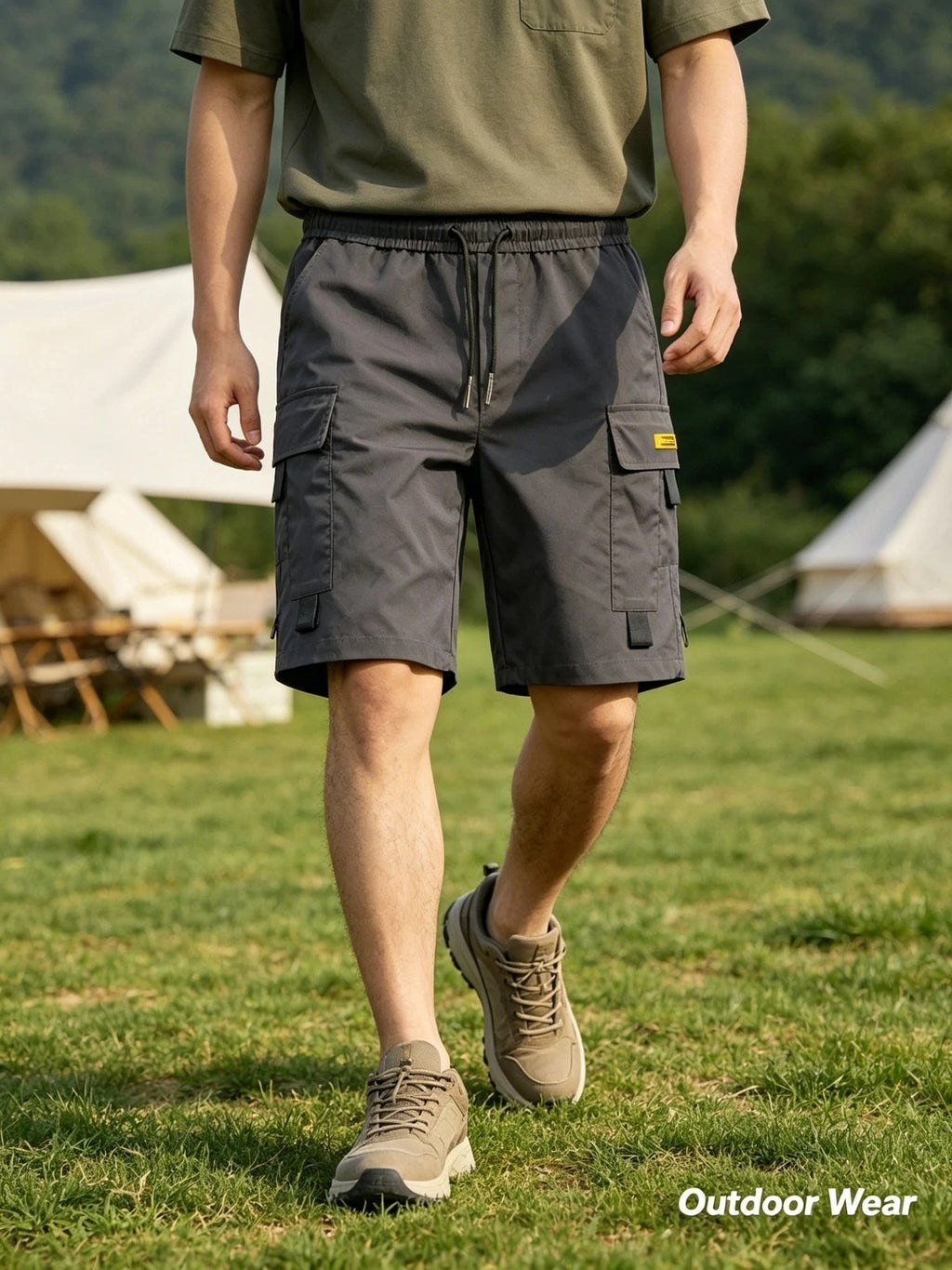 Quick-Dry Multi-Pocket Cargo Shorts 4-Pack for Men