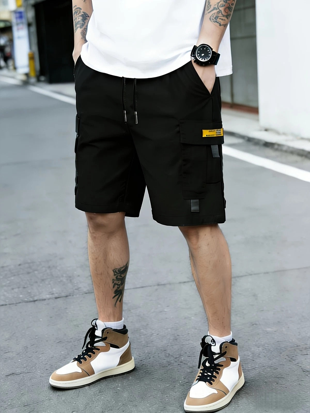 Multi-Pocket Cargo Shorts 3-Pack for Men