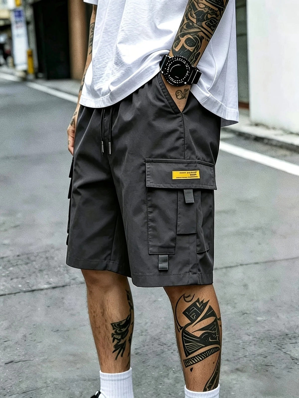 Multi-Pocket Cargo Shorts 3-Pack for Men