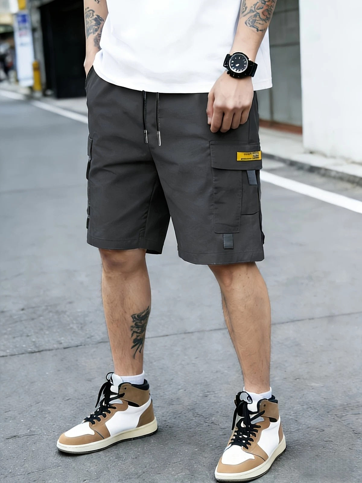 Multi-Pocket Cargo Shorts 3-Pack for Men