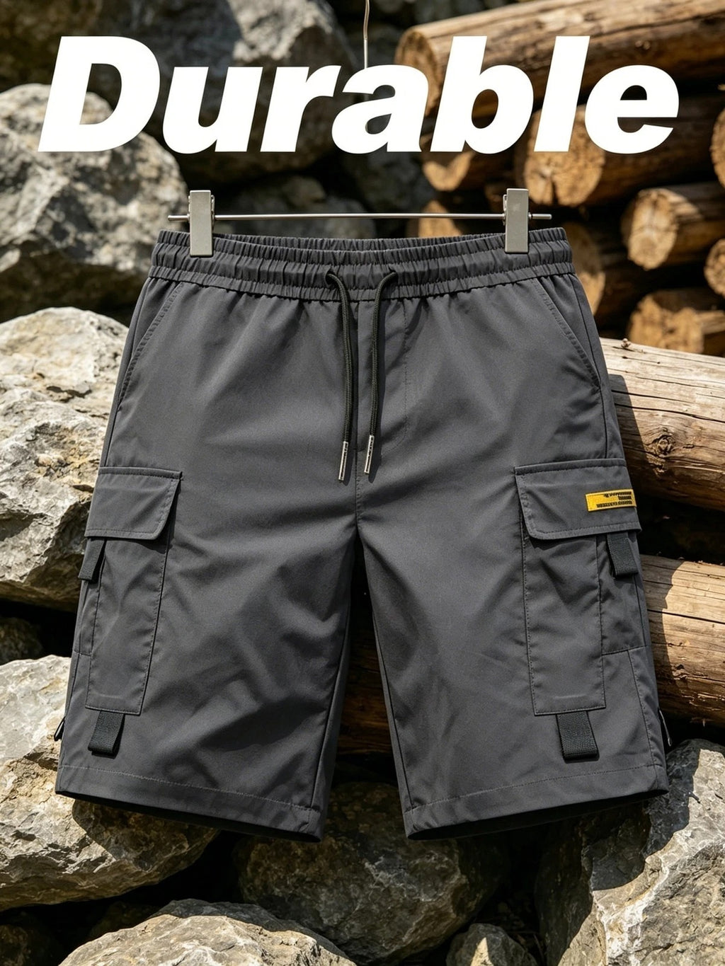 Quick-Dry Multi-Pocket Cargo Shorts 4-Pack for Men