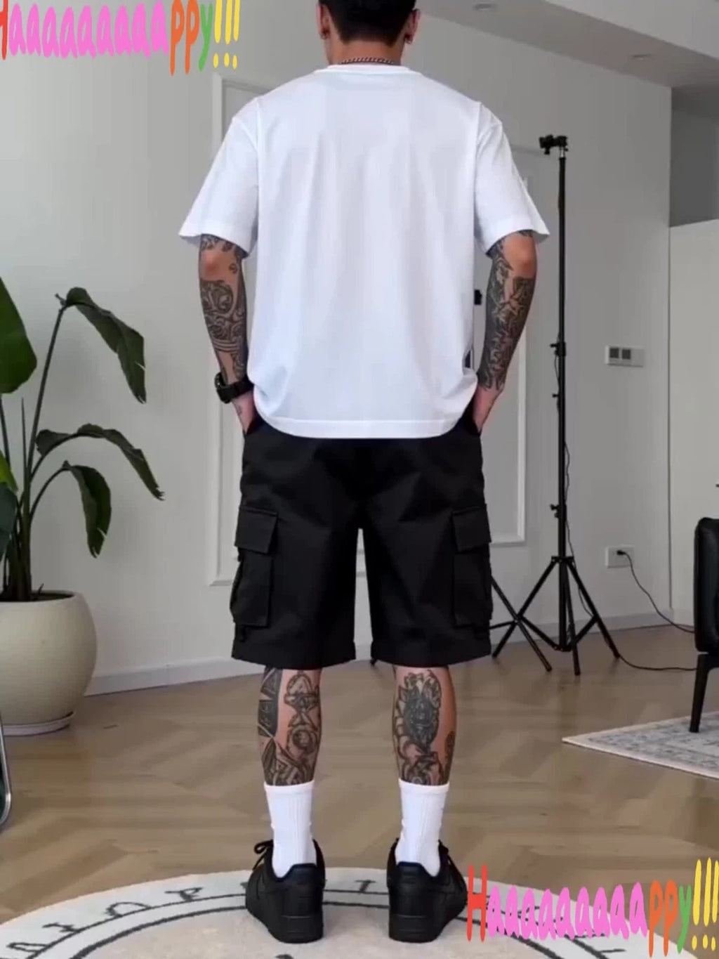 Multi-Pocket Cargo Shorts 3-Pack for Men